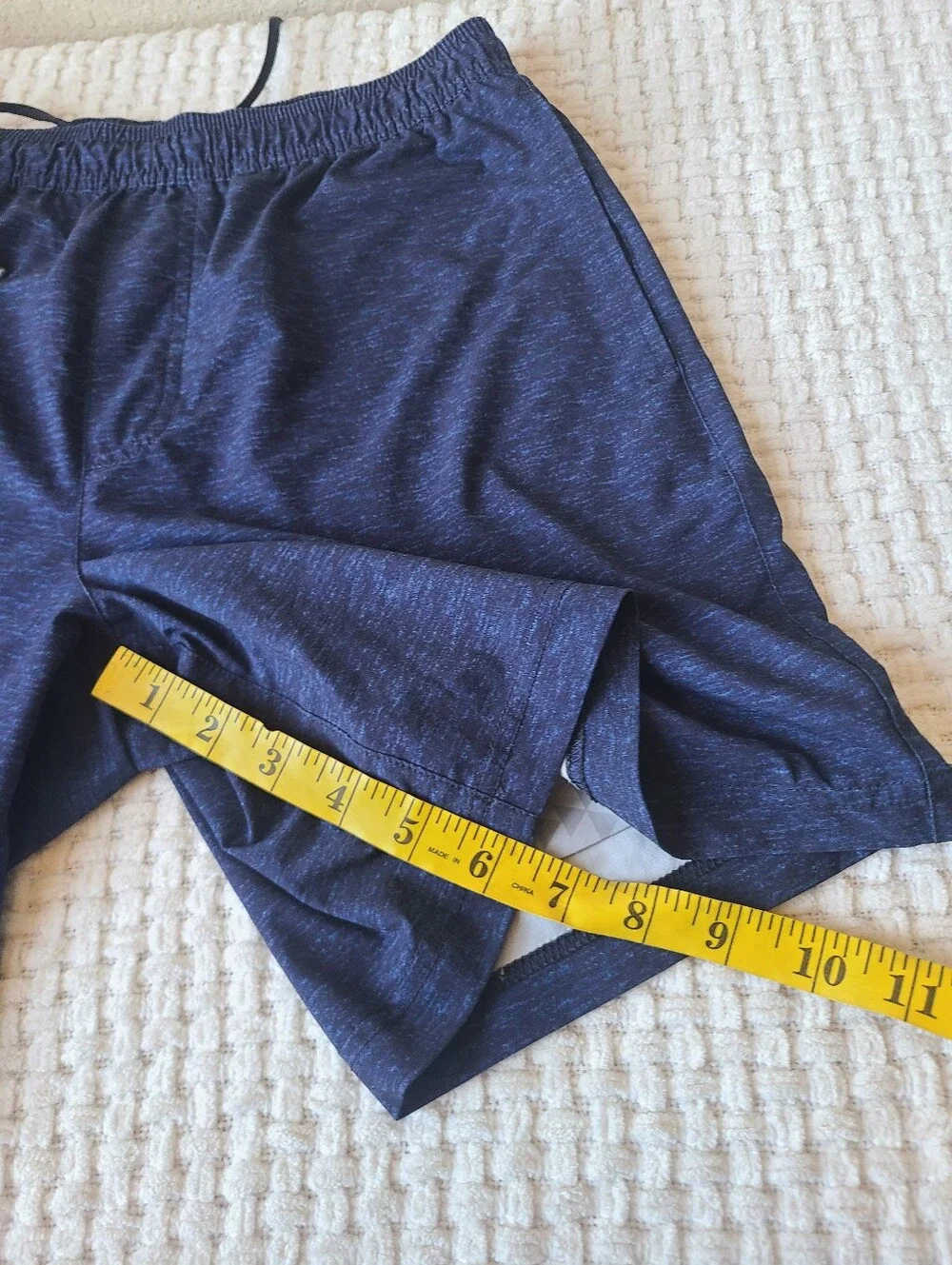 Chubbies Men's Athletic Drawstring Shorts Navy Men's Size M